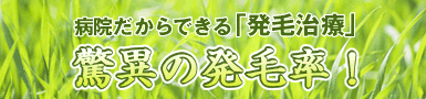 最速発毛！よみがえる実感！HARG療法